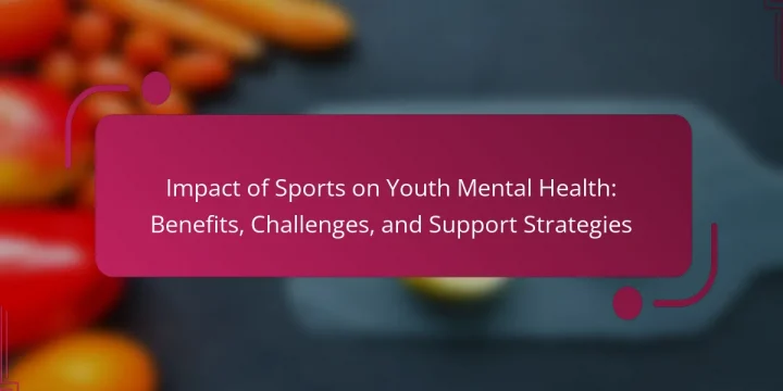 Impact of Sports on Youth Mental Health: Benefits, Challenges, and Support Strategies