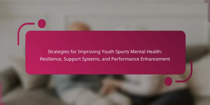 Strategies for Improving Youth Sports Mental Health: Resilience, Support Systems, and Performance Enhancement