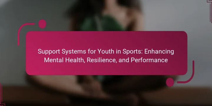 Support Systems for Youth in Sports: Enhancing Mental Health, Resilience, and Performance