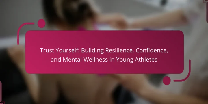 Trust Yourself: Building Resilience, Confidence, and Mental Wellness in Young Athletes